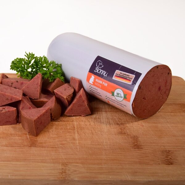 12x Hundewurst Huhn pur 600g