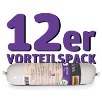 12x Hundewurst Ente pur 600g
