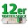 12x Hundewurst Hirsch pur 600g