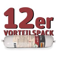 12x Hundewurst Pferd pur 600g